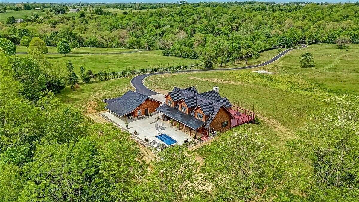 12.2 Acres of Land with Home for Sale in Versailles, Kentucky