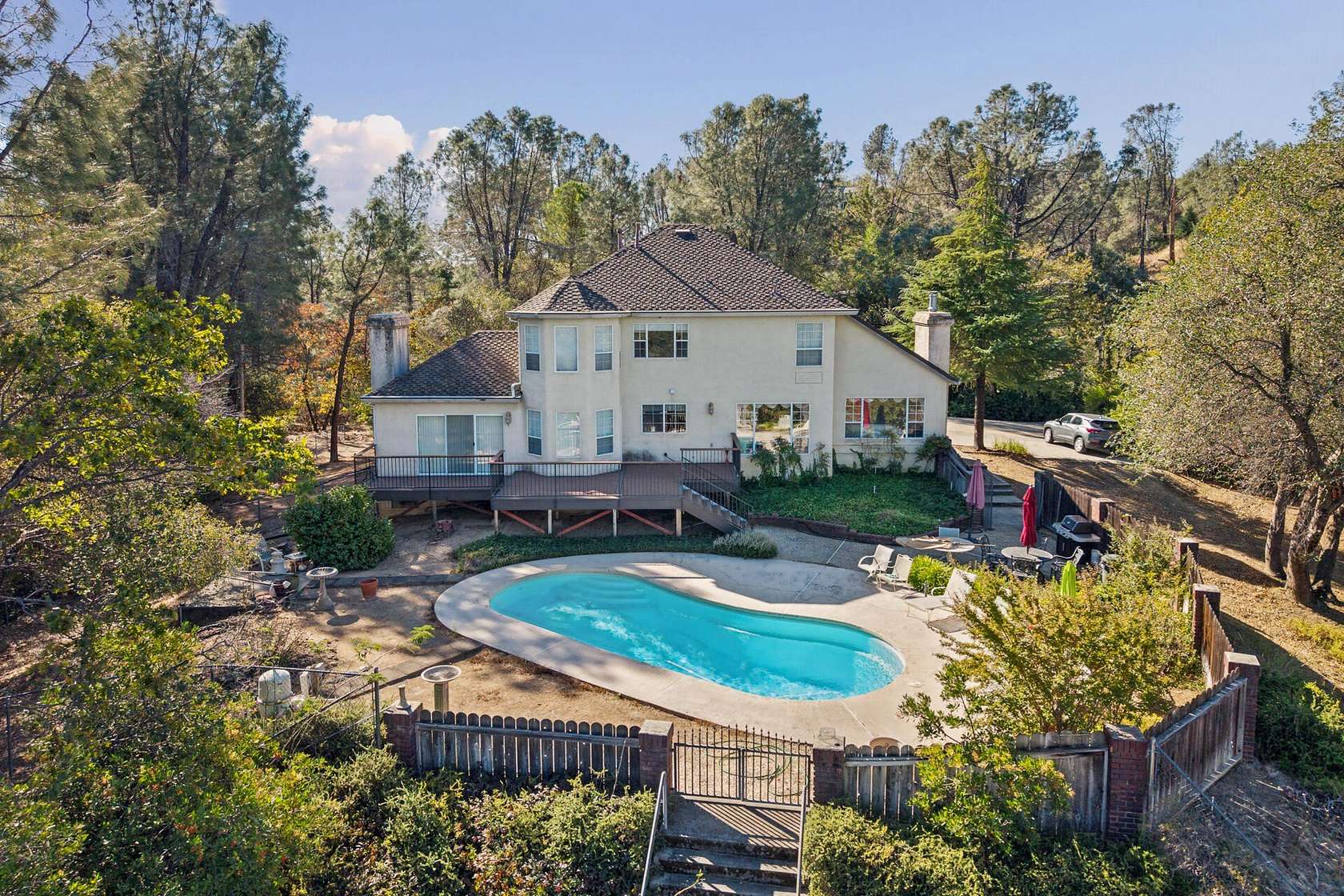 4.83 Acres of Land with Home for Sale in Redding, California