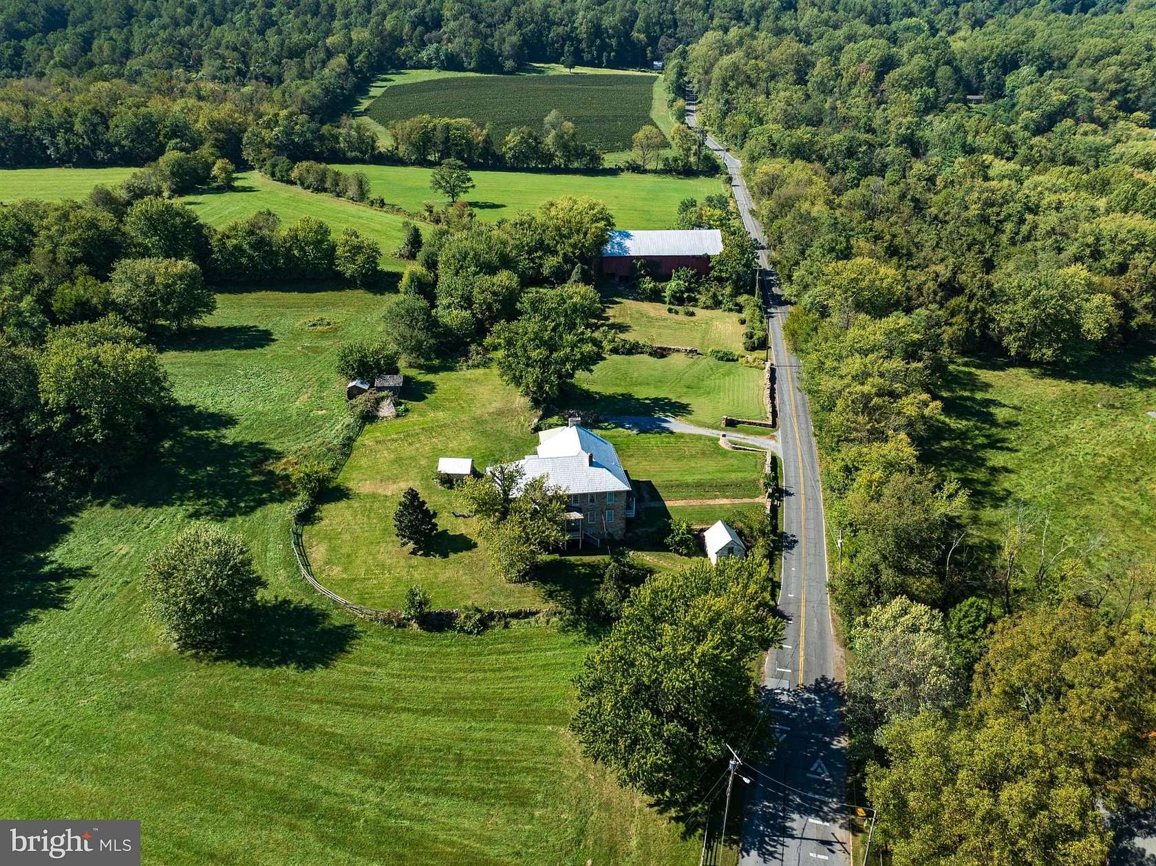 24.2 Acres of Agricultural Land with Home for Sale in Burkittsville, Maryland