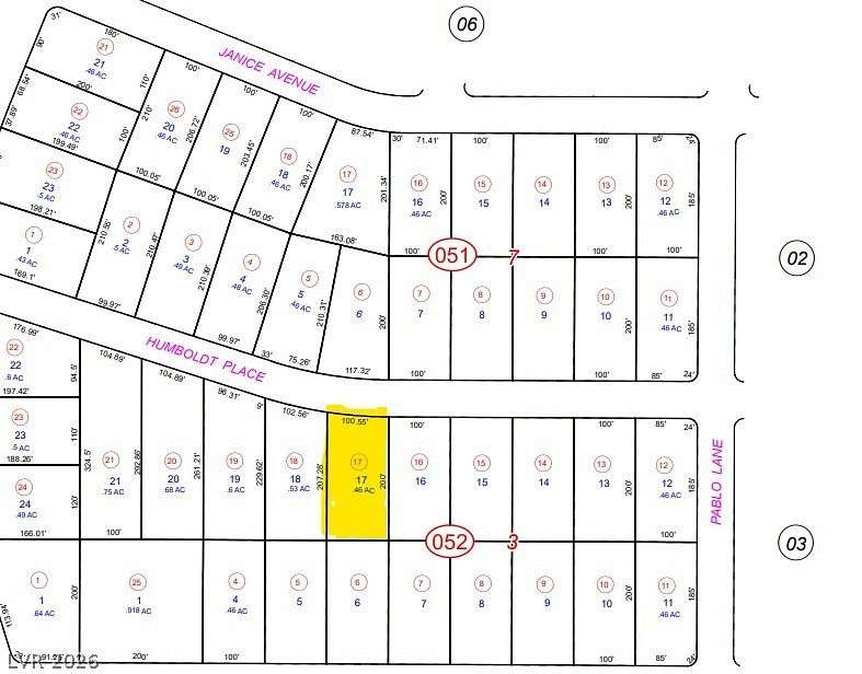 0.46 Acres of Residential Land for Sale in Pahrump, Nevada