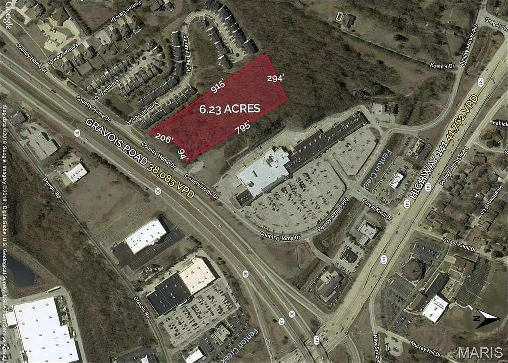 6.23 Acres of Land for Sale in Fenton, Missouri