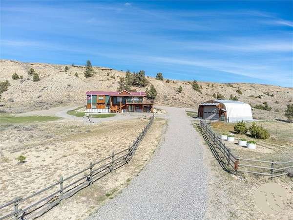 10 Acres of Land with Home for Sale in Molt, Montana