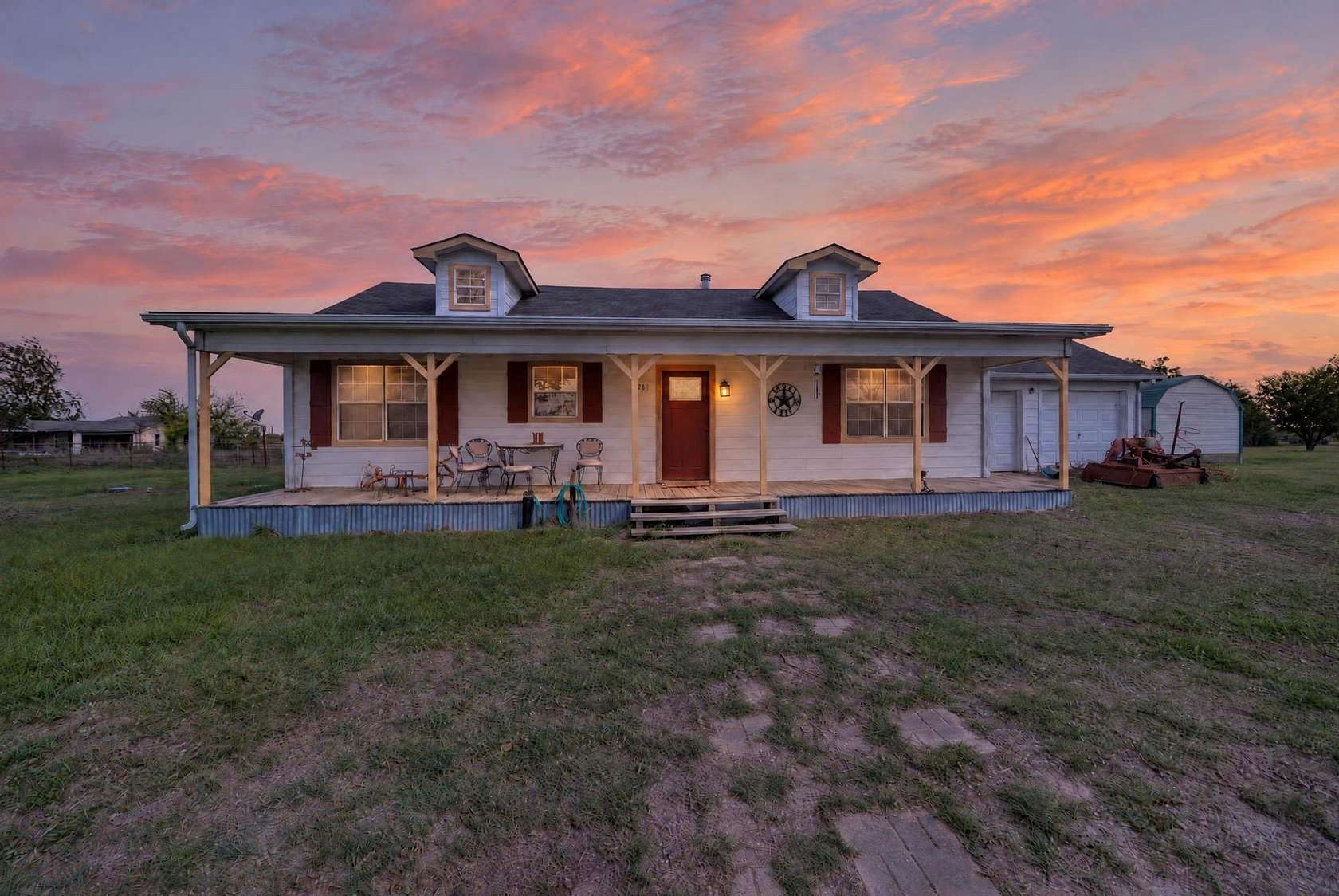 12.6 Acres of Land with Home for Sale in Point, Texas