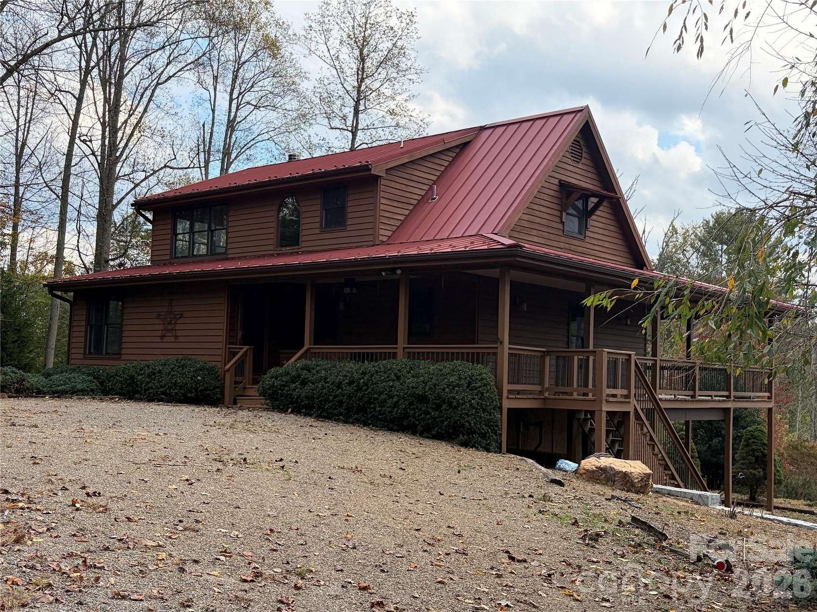 2.37 Acres of Land with Home for Sale in Green Mountain, North Carolina