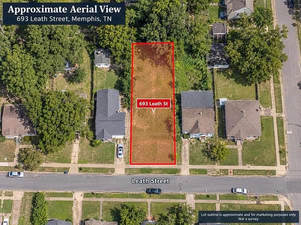 0.17 Acres of Residential Land for Sale in Memphis, Tennessee