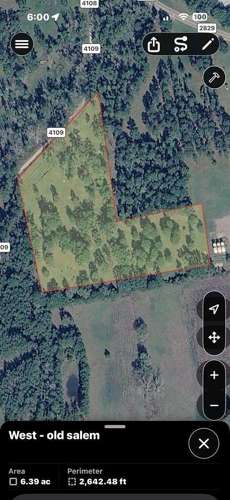 6.38 Acres of Residential Land for Sale in Call, Texas
