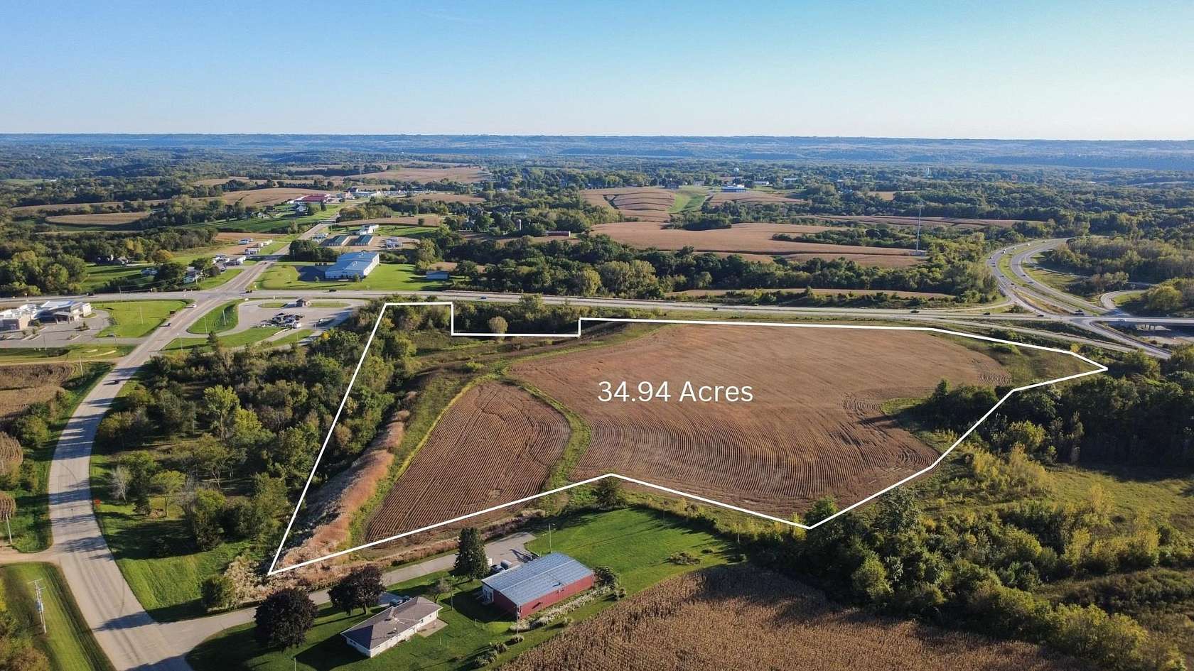 35 Acres of Commercial Land for Sale in Hazel Green, Wisconsin