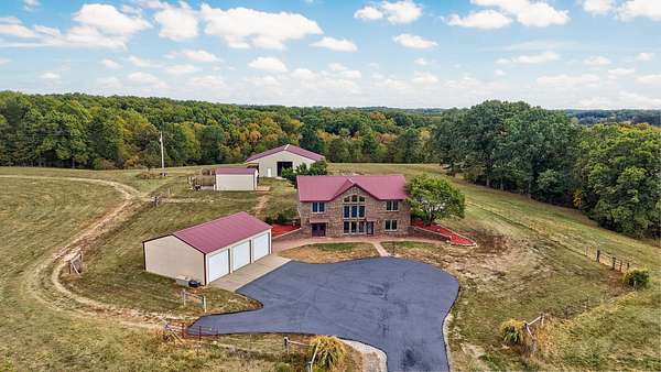 30 Acres of Recreational Land with Home for Sale in Galena, Missouri