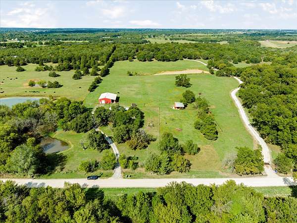 6.57 Acres of Land with Home for Sale in Gainesville, Texas