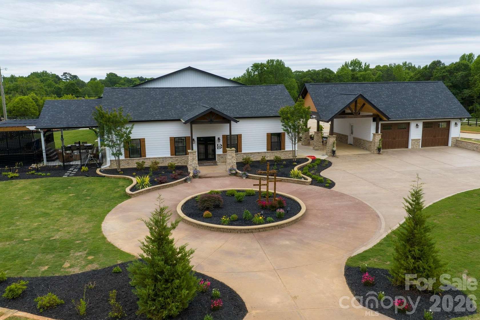 4.65 Acres of Land with Home for Sale in Clover, South Carolina