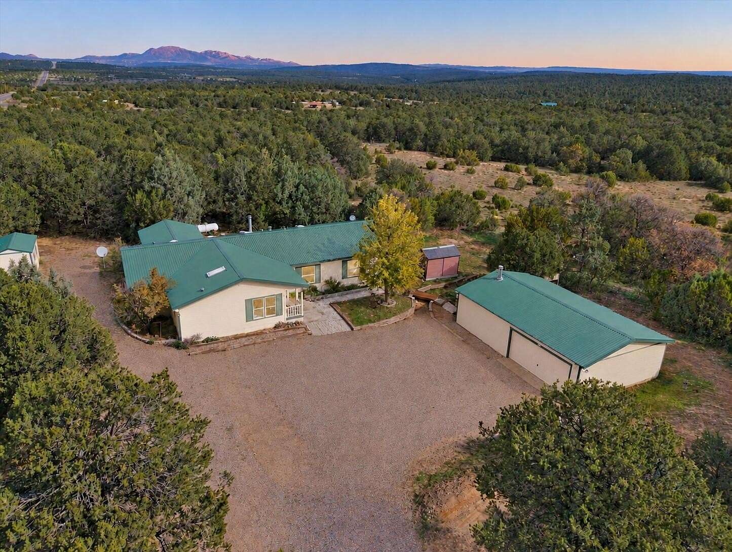 5 Acres of Land with Home for Sale in Tijeras, New Mexico
