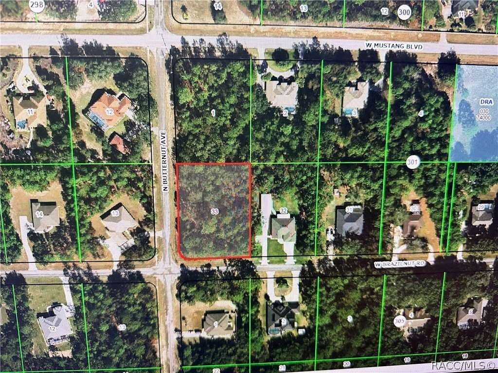 1 Acre of Residential Land for Sale in Beverly Hills, Florida