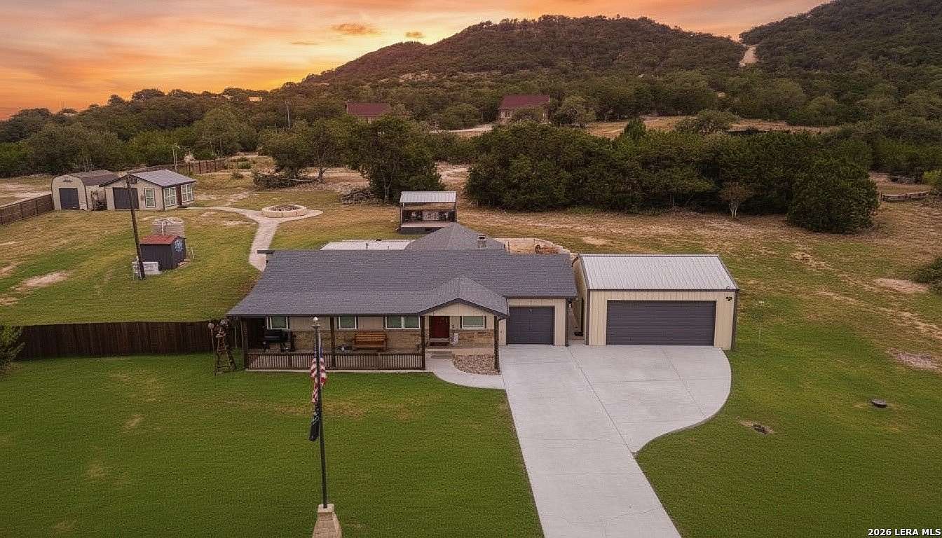 20.1 Acres of Land with Home for Sale in Pipe Creek, Texas