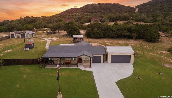 20.1 Acres of Land with Home for Sale in Pipe Creek, Texas