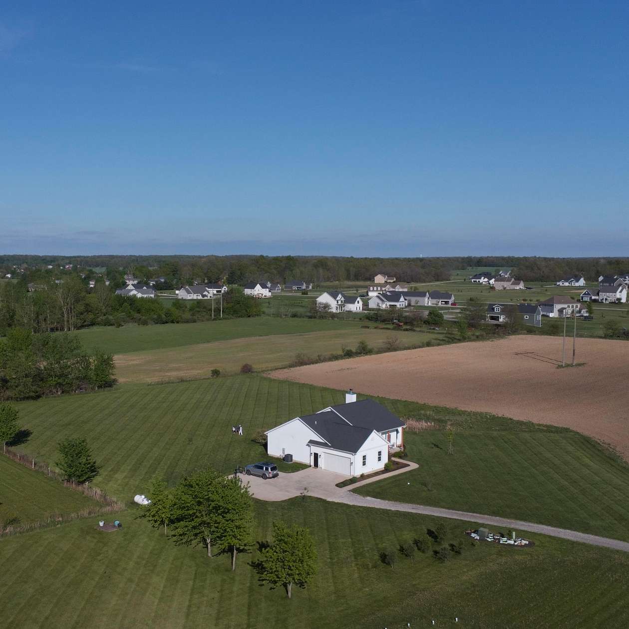 5 Acres of Land with Home for Sale in Plain City, Ohio