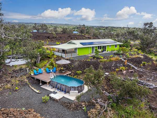 3 Acres of Land with Home for Sale in Hawaiian Ocean View, Hawaii