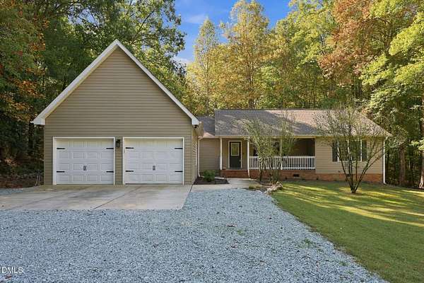 5.24 Acres of Land with Home for Sale in Rougemont, North Carolina