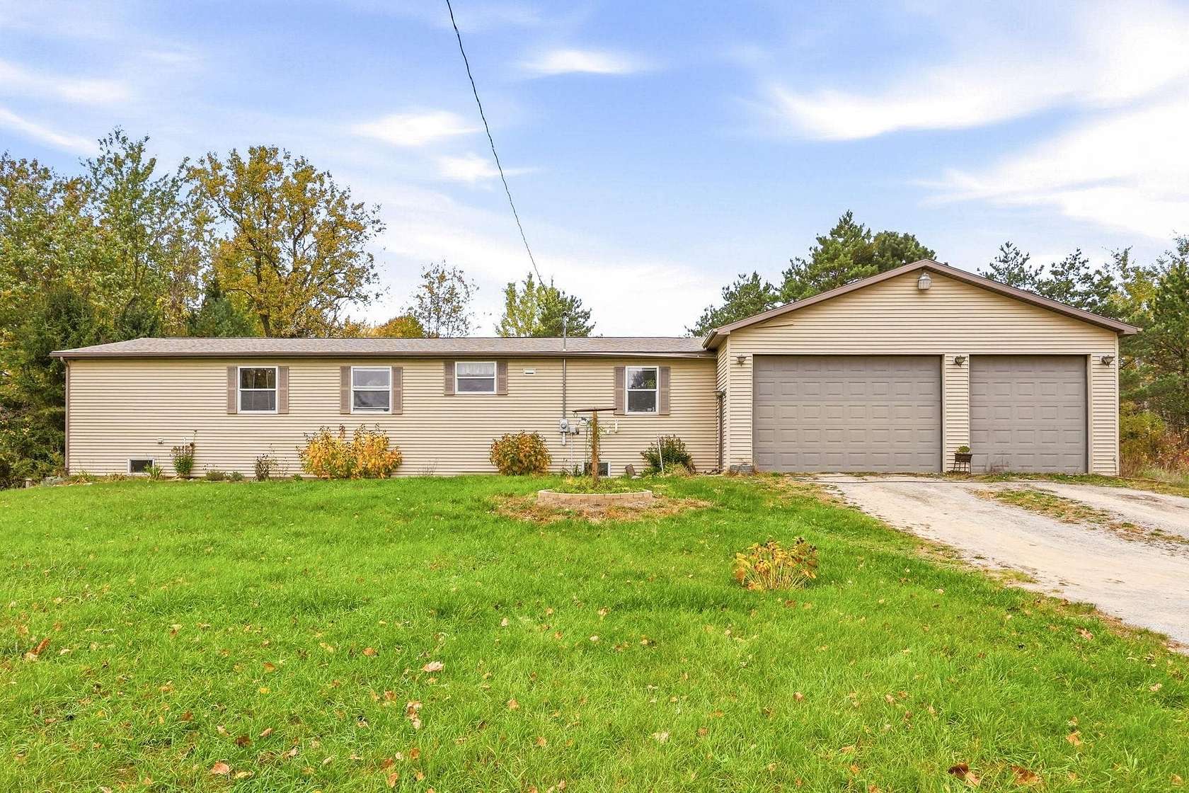 3.5 Acres of Land with Home for Sale in Millington, Michigan