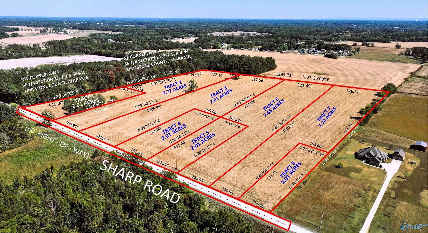 39 Acres of Agricultural & Residential Land for Auction in Athens, Alabama