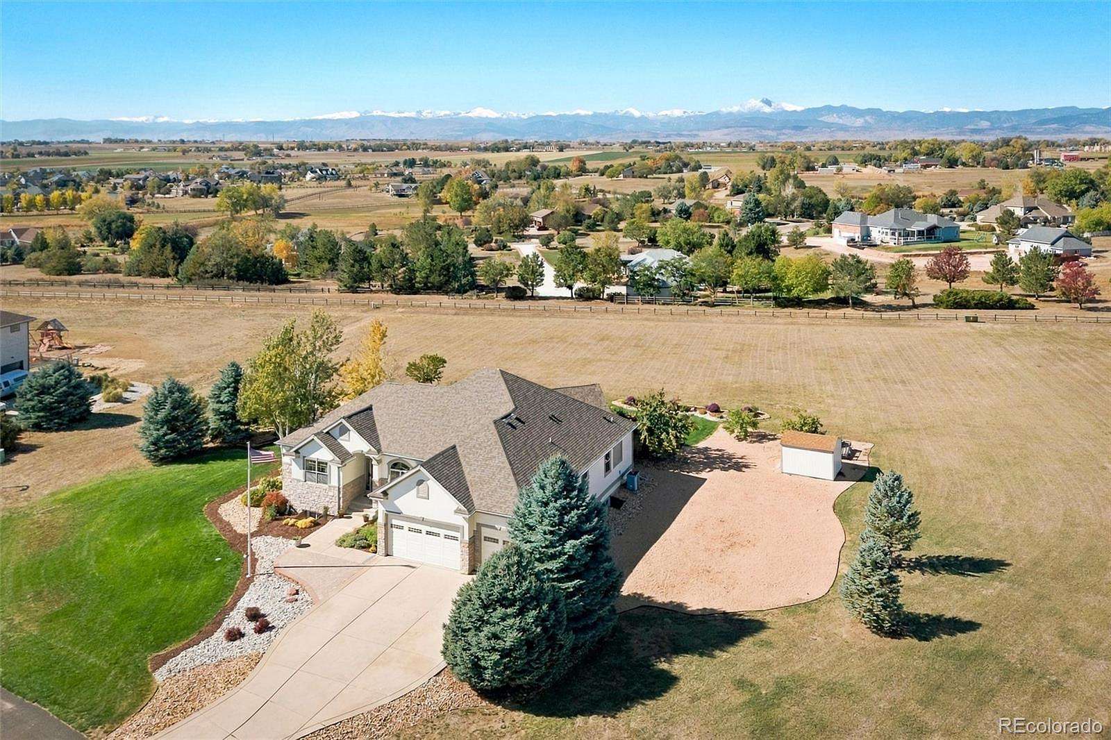 2 Acres of Land with Home for Sale in Mead, Colorado