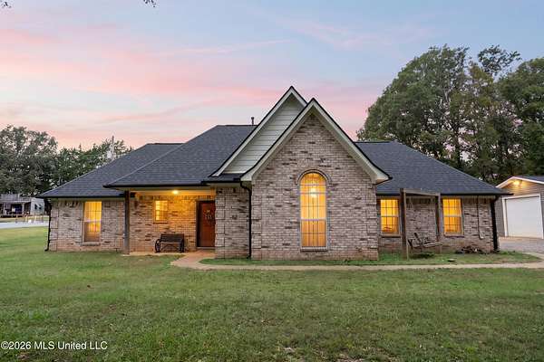 2.6 Acres of Land with Home for Sale in Coldwater, Mississippi