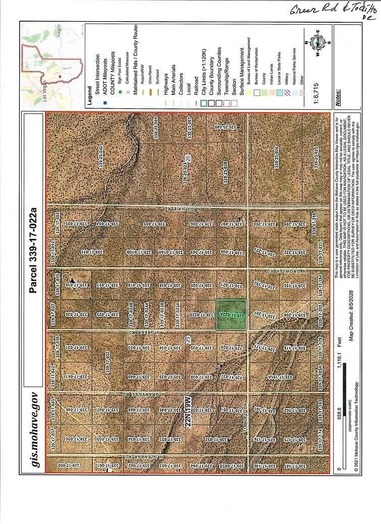 2.2 Acres of Land for Sale in Golden Valley, Arizona