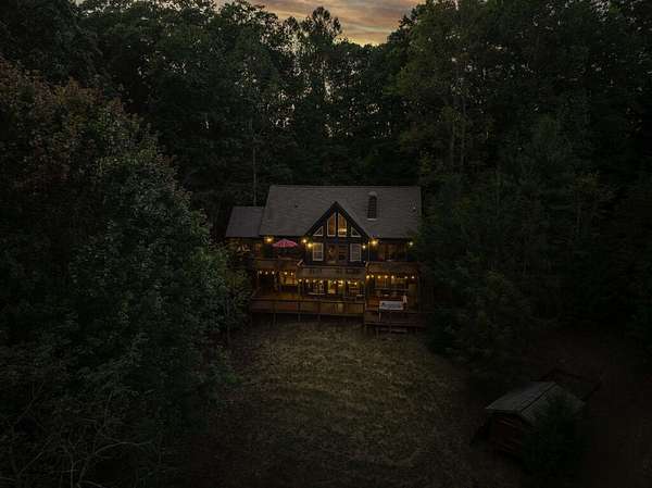 11.5 Acres of Land with Home for Sale in Cherry Log, Georgia