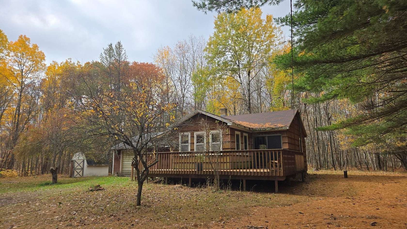 4 Acres of Land with Home for Sale in Rhinelander, Wisconsin