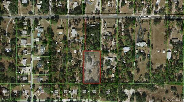 1.23 Acres of Residential Land for Sale in Homosassa, Florida