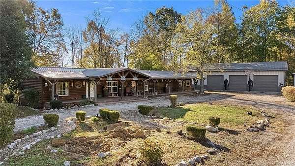 22.3 Acres of Land with Home for Sale in Paoli, Indiana