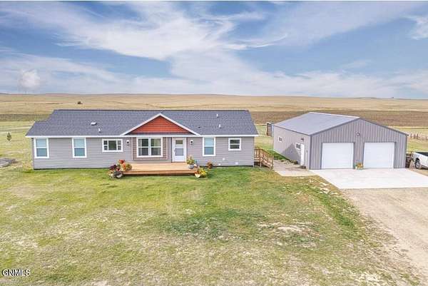 5 Acres of Land with Home for Sale in Alexander, North Dakota