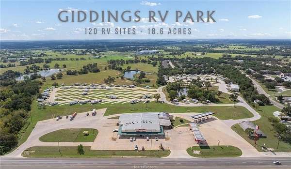 18.7 Acres of Improved Commercial Land for Sale in Giddings, Texas