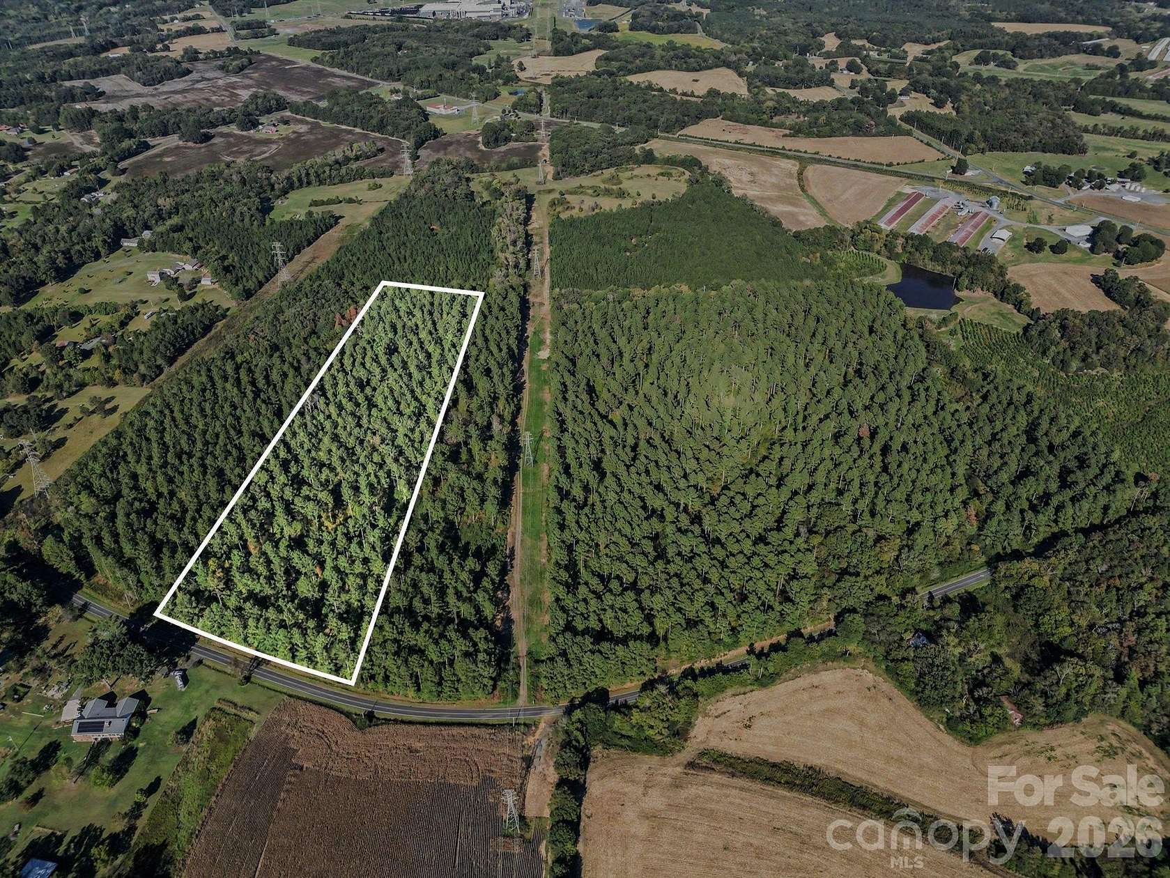 11.3 Acres of Recreational & Residential Land for Sale in Oakboro, North Carolina