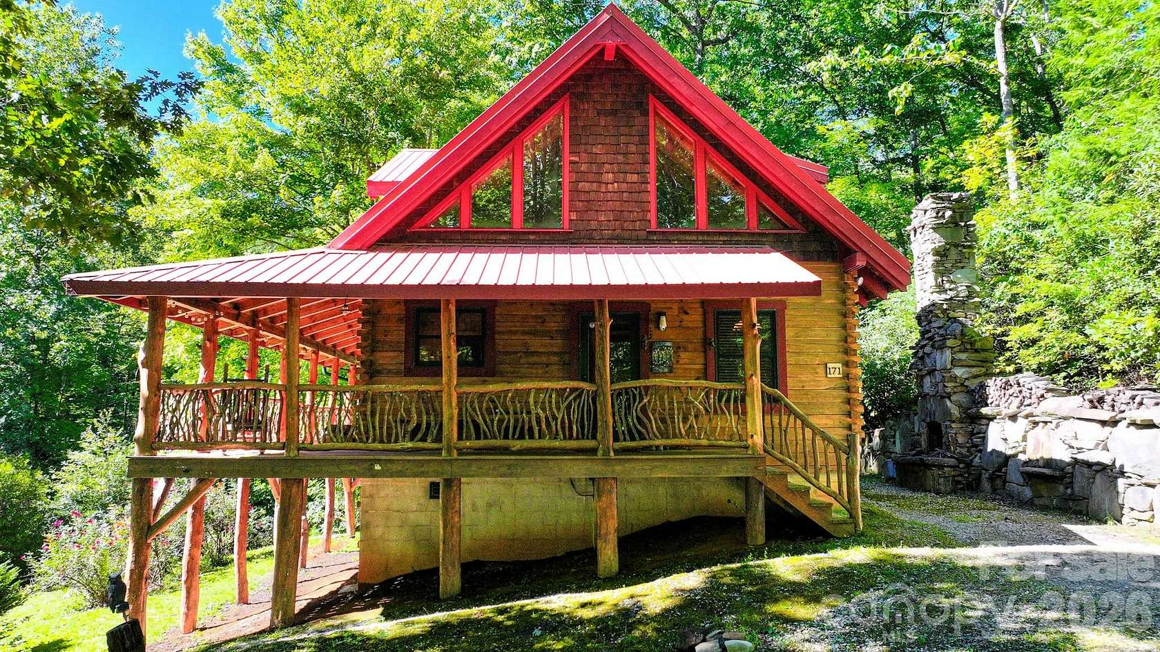 5.67 Acres of Land with Home for Sale in Black Mountain, North Carolina