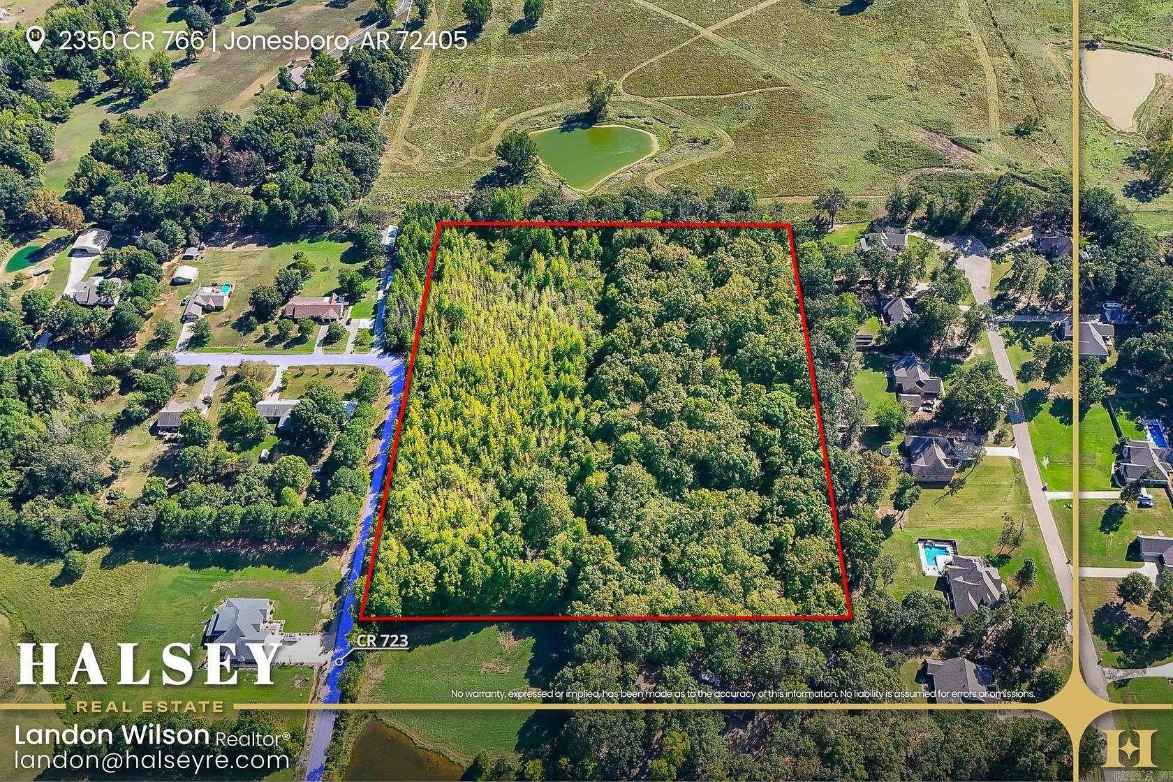 12.9 Acres of Recreational & Residential Land for Sale in Jonesboro, Arkansas