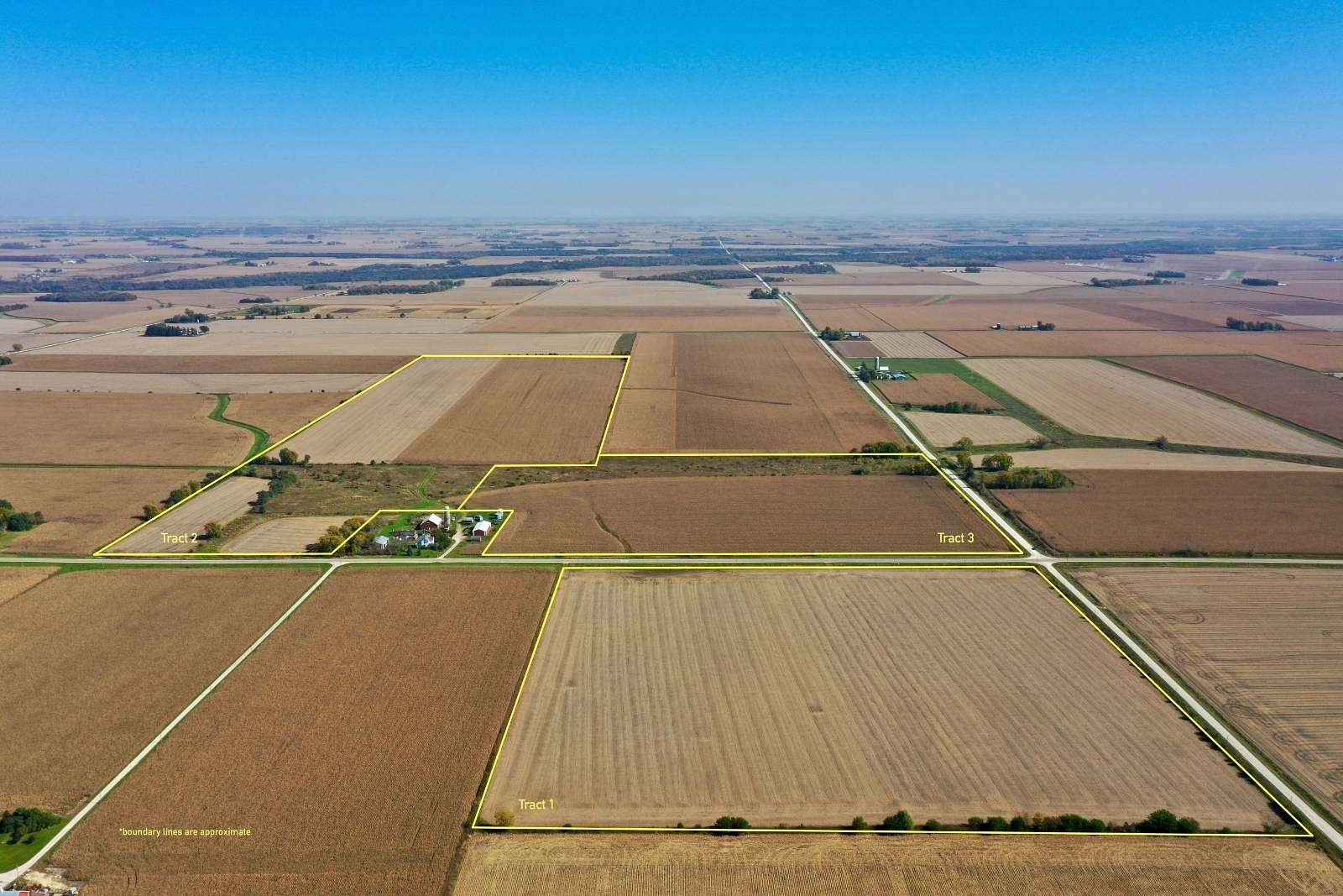 189 Acres of Agricultural Land for Sale in Ionia, Iowa