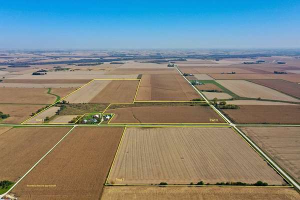 189 Acres of Agricultural Land for Sale in Ionia, Iowa