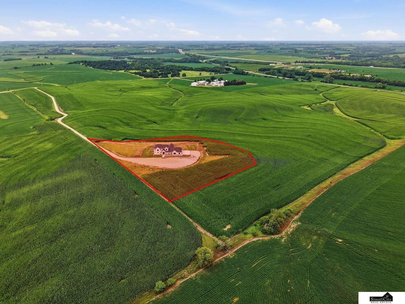 3.37 Acres of Land with Home for Sale in Wahoo, Nebraska