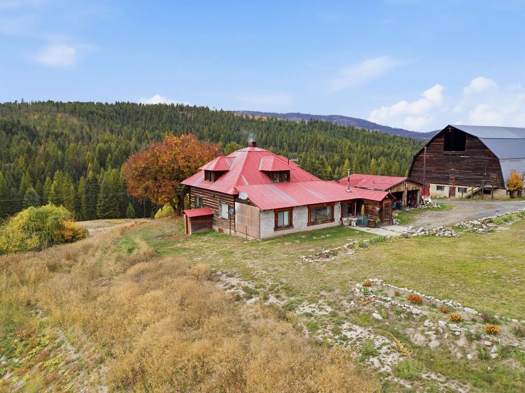 76.8 Acres of Recreational Land with Home for Sale in Colville, Washington