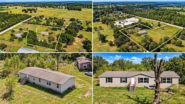 3.5 Acres of Land with Home for Sale in North Zulch, Texas