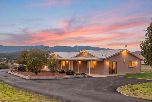3 Acres of Land with Home for Sale in Tijeras, New Mexico