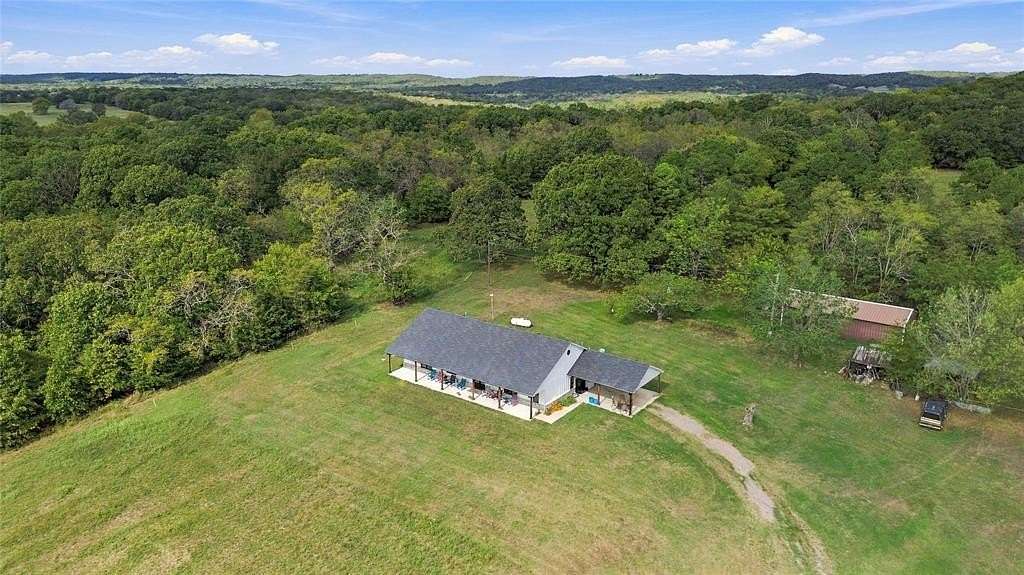 123 Acres of Land with Home for Sale in Hulbert, Oklahoma