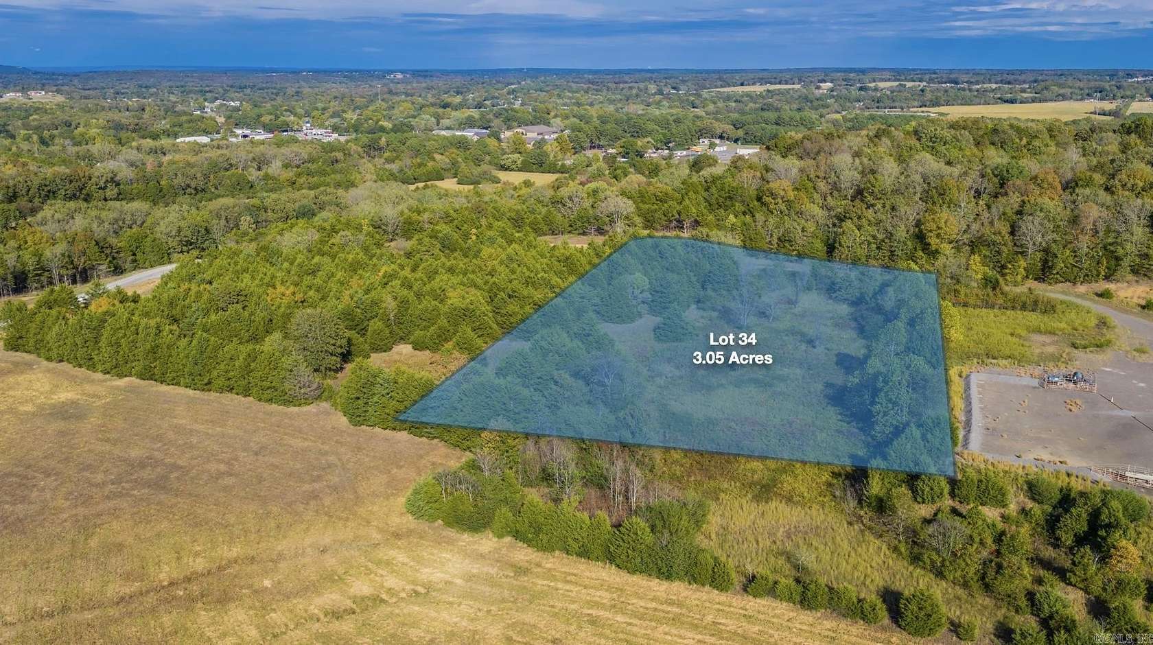 3 Acres of Residential Land for Sale in Quitman, Arkansas