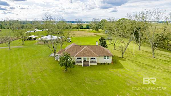 10.2 Acres of Land with Home for Sale in Summerdale, Alabama