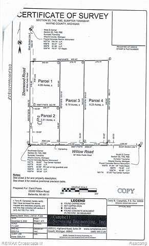 4 Acres of Residential Land for Sale in Sumpter Township, Michigan