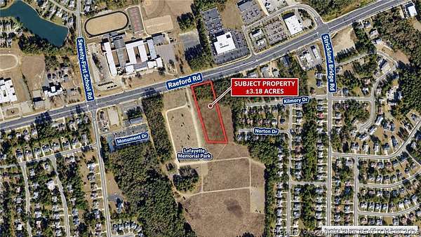 3.18 Acres of Commercial Land for Sale in Fayetteville, North Carolina