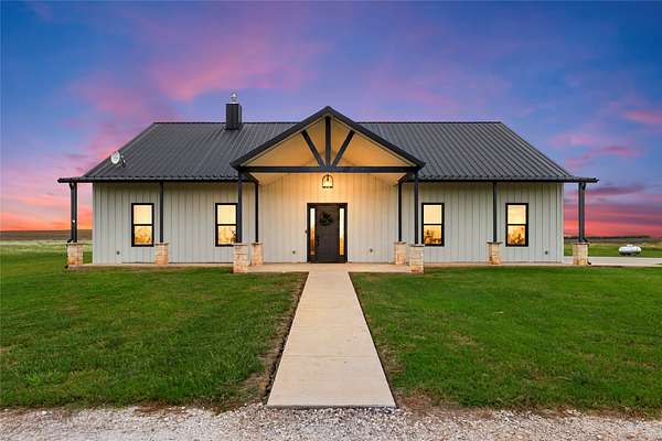 5 Acres of Land with Home for Sale in Abbott, Texas
