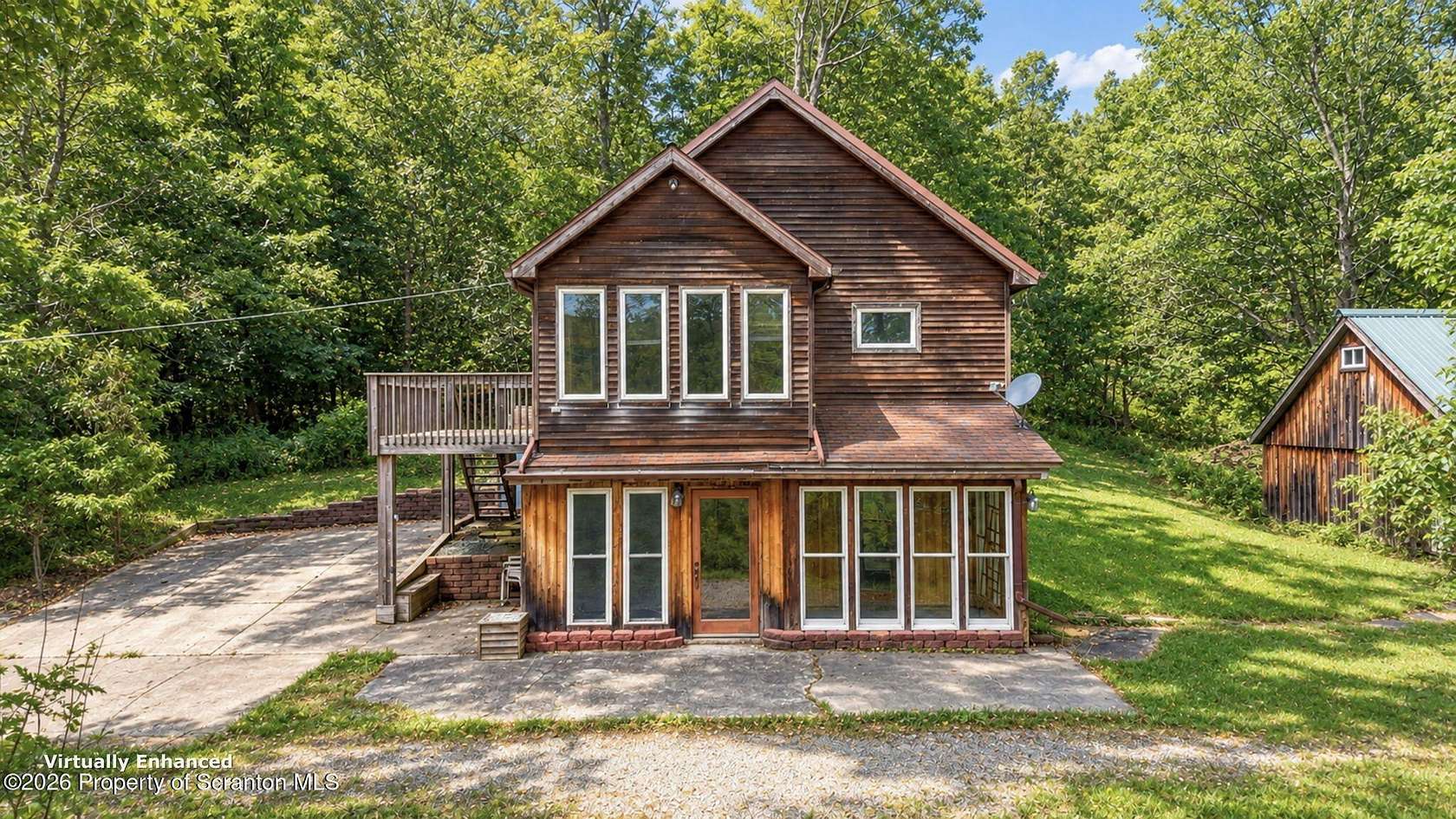 54.8 Acres of Recreational Land with Home for Sale in Susquehanna, Pennsylvania