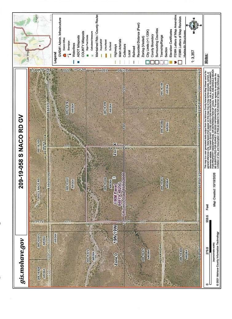 5 Acres of Residential Land for Sale in Golden Valley, Arizona