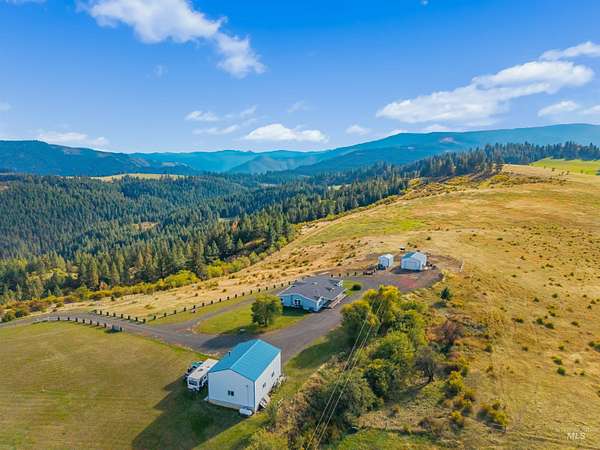 10.1 Acres of Land with Home for Sale in Grangeville, Idaho